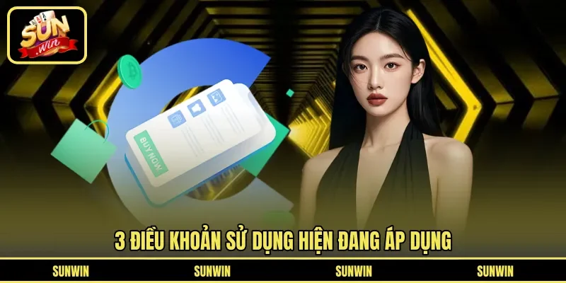 3 điều khoản sử dụng hiện đang áp dụng